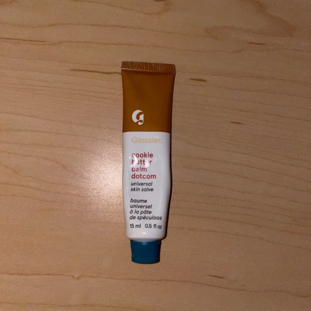 glossier cookie butter balm dot com (original packaging) !!